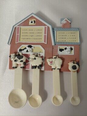 Farmhouse Themed  Measuring Spoon Set- Vintage Avon